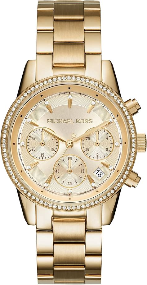 michael kors men's crystal watches|mk6356.